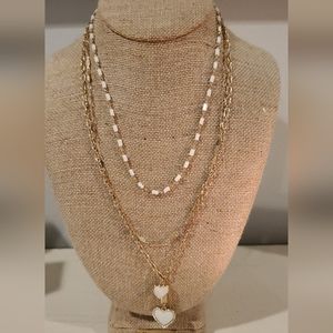 Park Lane Lovington 3 Layer Gold Necklace